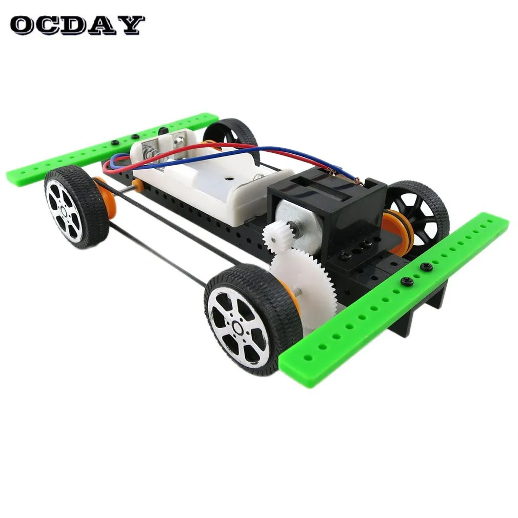 Mini Battery Power Car Assembly Model Kit Developmental Toy Science Experiment Educational Toys