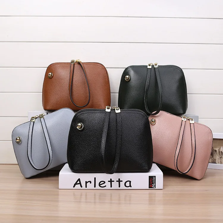 Women genuine leather messenger bag 11