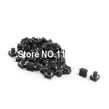 

6mm x 6mm x 6.5mm Round Pushbutton 4-Pin Momentary Tactile Switch