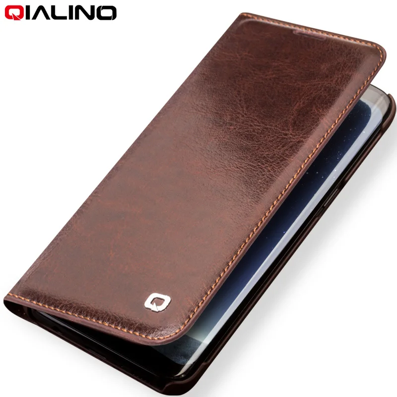 

Luxury Genuine Leather Case for Samsung Galaxy S8 & S8 Plus Case Leather Bag Flip Wallet Ultra Thin Cover for Samsung S8Plus