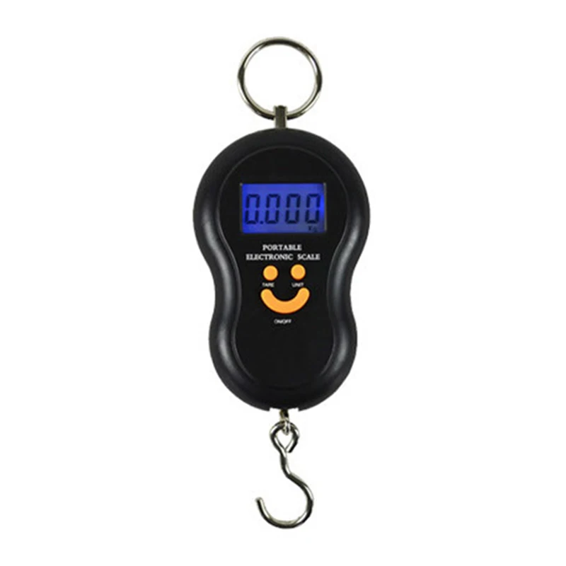 Портативные мини весы Hoomall 50 кг/10 г подвесные ЖК экраны с голубой подсветкой