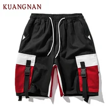 KUANGNAN повседневные мужские шорты Карго спортивные мужские шорты летние мужские шорты хлопковая рабочая одежда XXL новое поступление