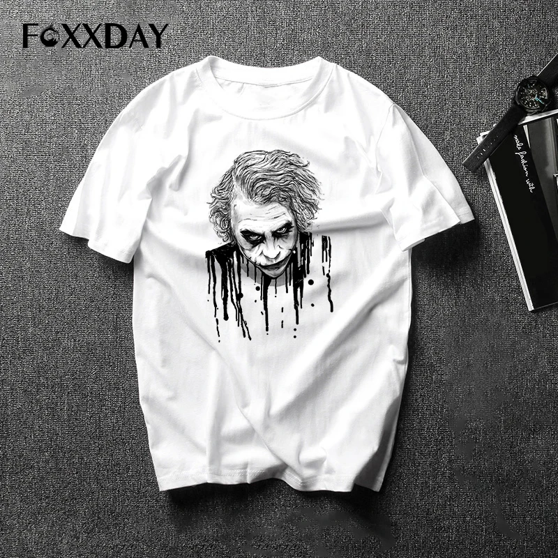 

Cool Batman Joker Adult T Shirts Men O Neck Short Sleeve Mens T-Shirt Man Tee shirt Tops S-3XL wholesale Free Shipping Camiseta