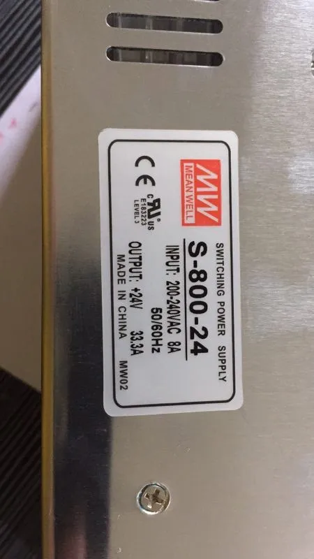 

High-power switching power supply 800W 48V 16.5A S-800-48V single output