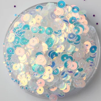 

2000Pcs(10g) Gold Crystal Sequin 4mm Flat Round Loose Sequins Paillettes Sewing Wedding Craft For Sewing On Clothing Dress Shoes