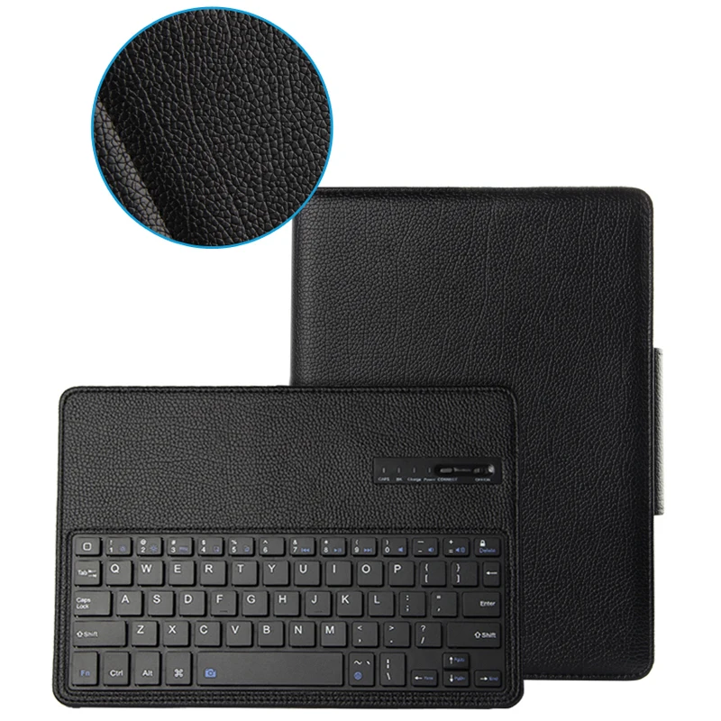 New 2017 Wireless Bluetooth Keyboard +PU Leather Cover Protective Case For iPad Pro 10.5 Case + Film + Stylus