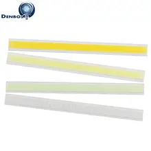 DENBOSS manufacturer 17015 daytime Car light LED COB Strip Light 170x15mm 12V DC 6W Warm White Cool Blue LED FLIP Chip for DIY
