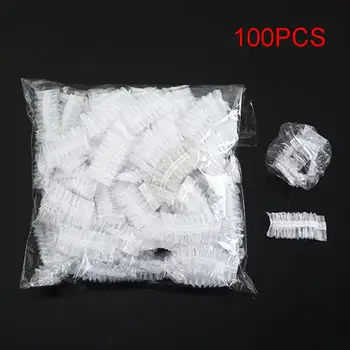 

100PCS/Bag Disposable Dye Hair Earmuffs Bath Waterproof Earmuffs Sound Proof Ears Cap Hair Styling Tool