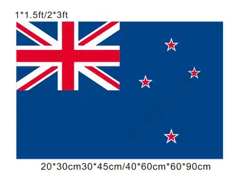 

KAFNIK,free shipping 20*30cm/30*45cm/40*60cm/60*90cm small flags New Zealand Flag for Countries World Event Decorative Flags