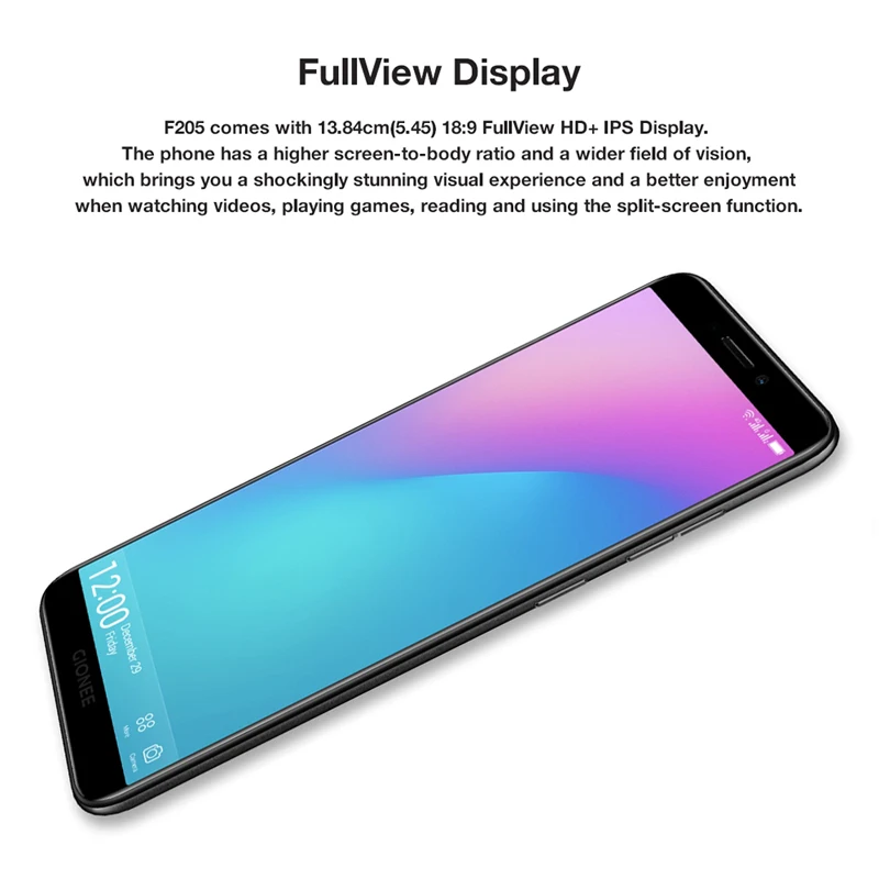 Новый оригинальный GIONEE F205 Android 7 1 MTK6739 4 ядра 3 ГГц г LTE смартфон 5 45 дюймов 2 ГБ