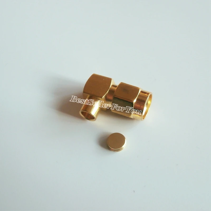10 шт. Полужесткий радиочастотный разъем RG402 0 141 дюйма|angle connector|connector maleconnector 2 |