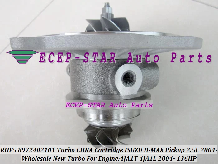 RHF5 8972402101 8973295881 8971856452 Turbo CHRA Cartridge Turbocharger Core ISUZU D-MAX Pickup 4JA1 2.5L 4JA1T 4JA1L 2004- 136HP (2)