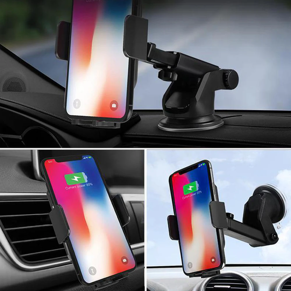 Car Wireless Charger For iPhone Xs Max XR X For Samsung Intelligent