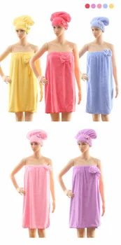 

Absorbent breathable microfiber girl women bath towel hair turban towel soft adult bath towel set Gift for girlfriend Wife Towel