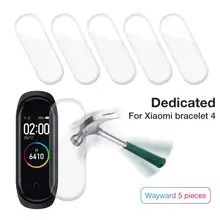 Proof Drop 4 Hydrogel Protective Tempered Film For Xiaomi Mi Band 4 Protection Film Full Screen Permeability Film HD Explosion