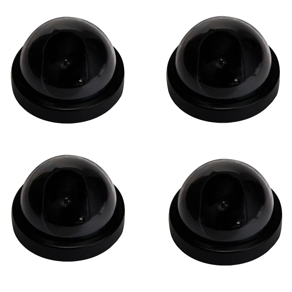 

4x Fake Dummy Dome Surveillance Security Camera With LED Sensor Light Dropshipping April22