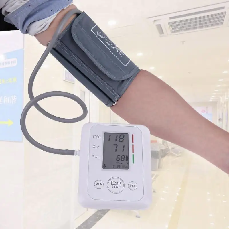 

NEW Blood Pressure Measuring Monitors LCD Automatic Voice Digital Sphygmomanometer Tonometer Blood Pressure Meter Health