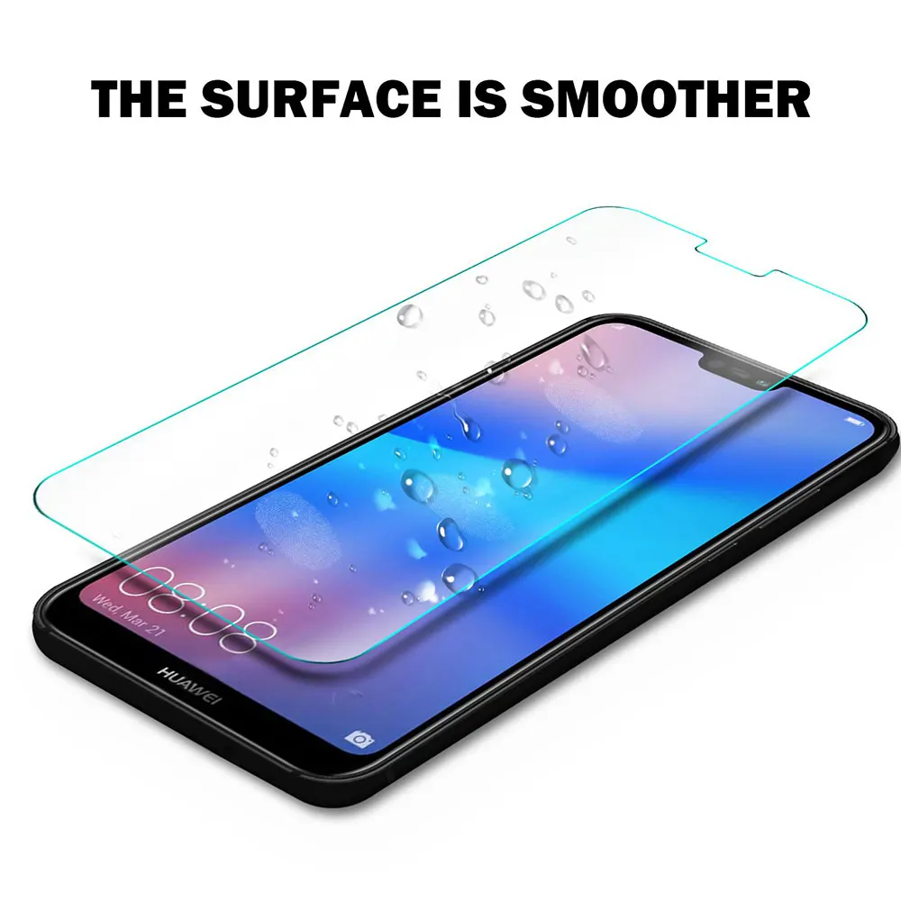 Ascromy 10PCS Tempered Glass Screen Protector Film For Huawei P20 Lite Mate 10 20 P Smart Y6 Prime 2018 Y9 Nova 3i 3 Protection (3)