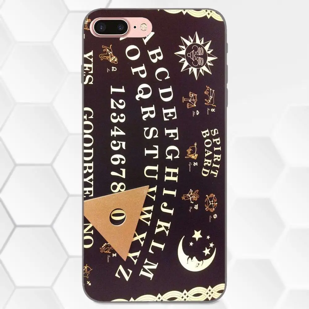 Мягкий Сотовый телефон Ouija Board для Apple iPhone 4 4S 5 5S SE 6 6S 7 8 Plus X XS Max XR|Бамперы| |