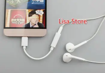 

Free DHL 200pcs Type C Transfer Cable for 3.5mm Earphone on Type C Phones Devices Type C to 3.5mm Port Adapter Convert Connector