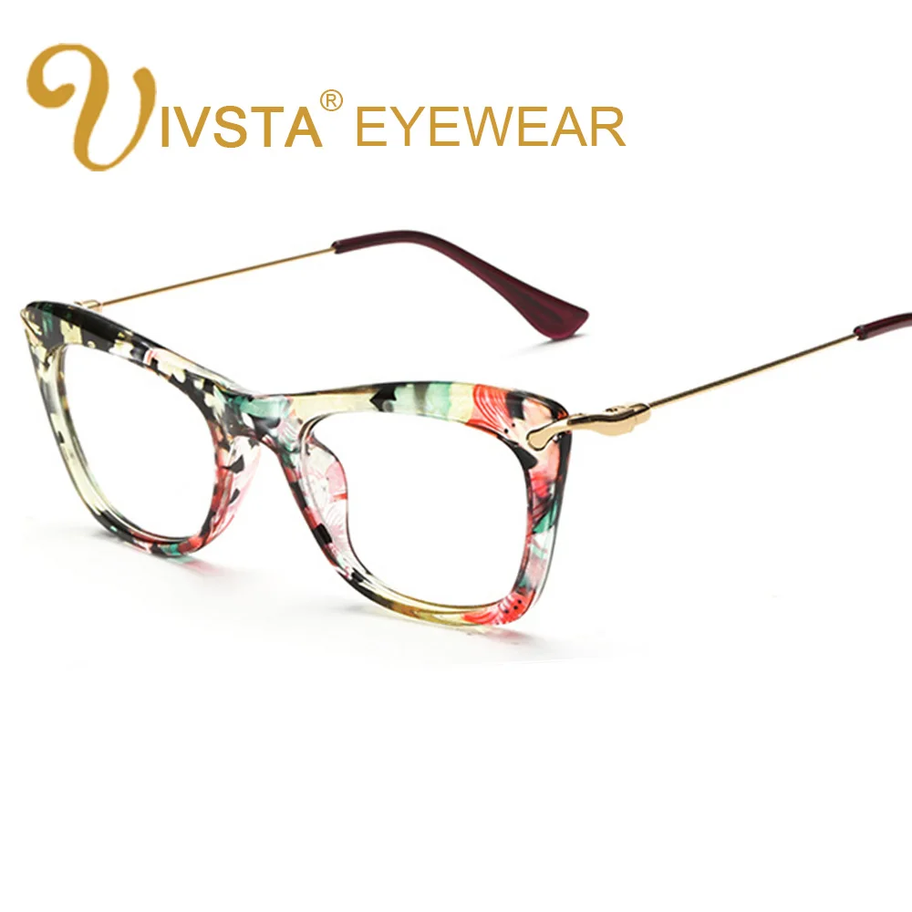 IVSTA Butterfly Women Glasses Frame Cat Eyewear Cat Eye Glasses Optical