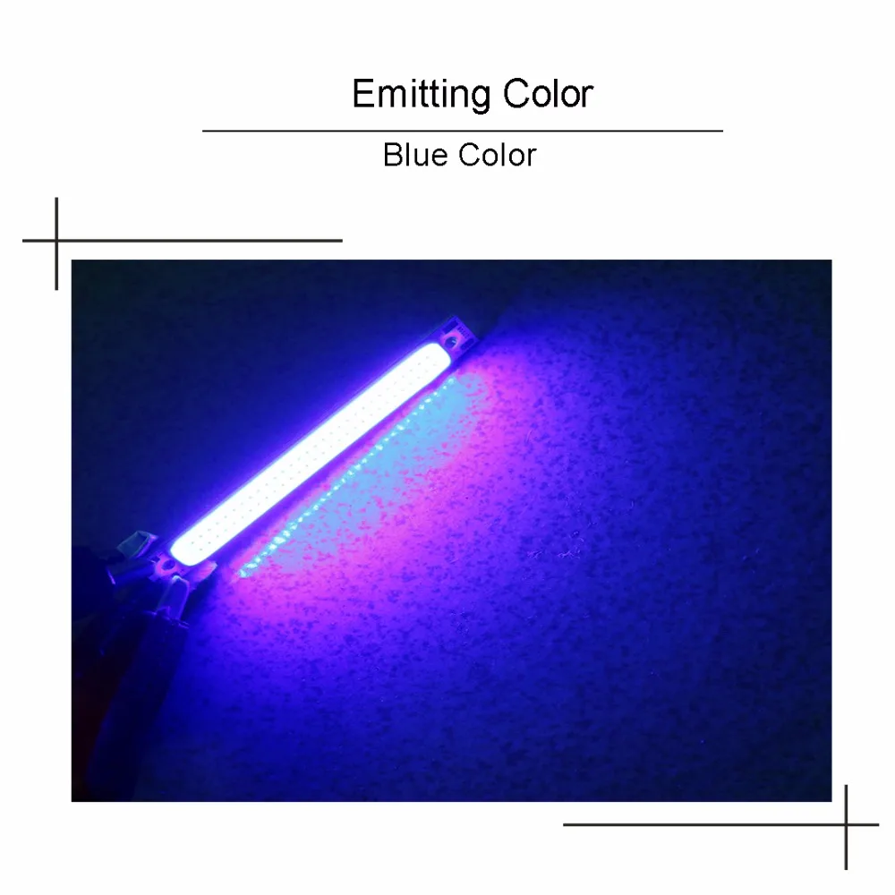 1 шт. DC3V 3 Вт COB LED DIY свет фонарик источник чип лампа лампочка бар 60*8 мм для кровати