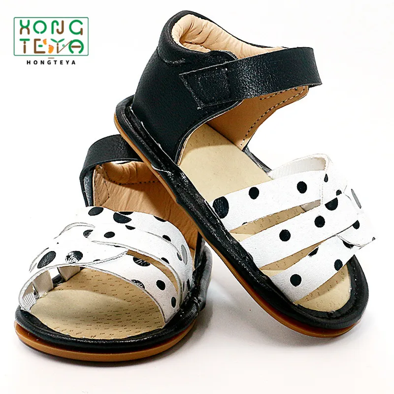 

New arrival Baby Girls Sandals Shoes summer toddler leather sandals flip flop hard sole shoes