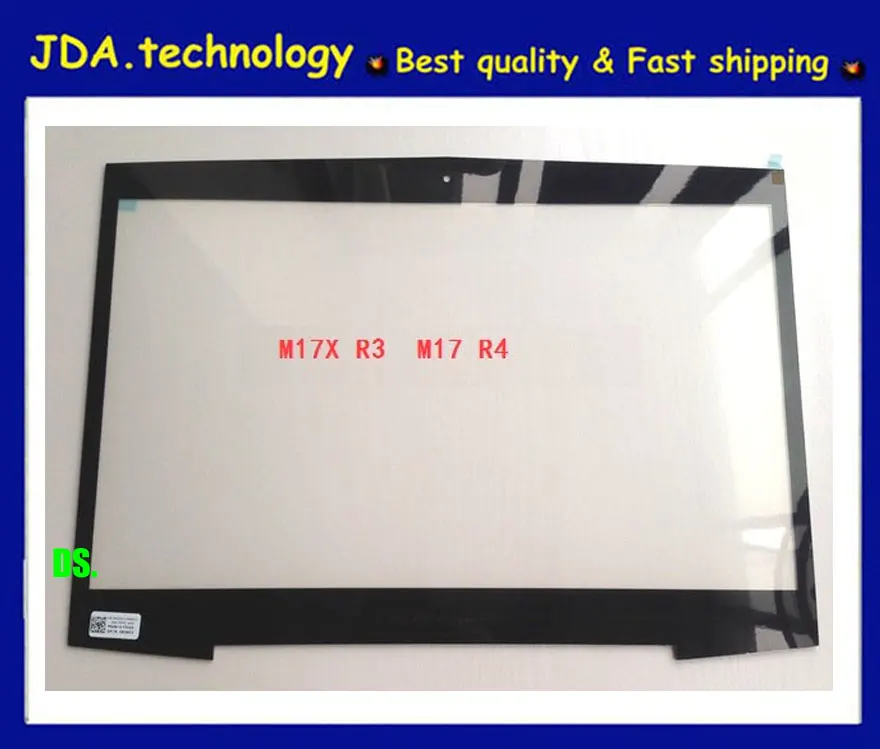 

New LCD screen Frame for DELL ALIENWARE M17X R3 M17X R4 LCD Front Bezel Screen Frame Cover Glass (not for 3D screen)