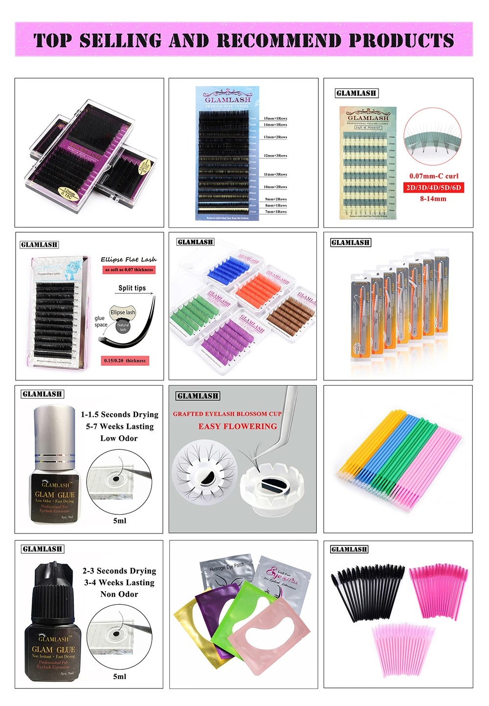Secador de ar Secador para Extensões de Cílios Glamlash Cílios Mini Ventilador Condicionado Lash Cola Enxertada Dedicada Ferramenta Usb 9 secador para extensões de cílios