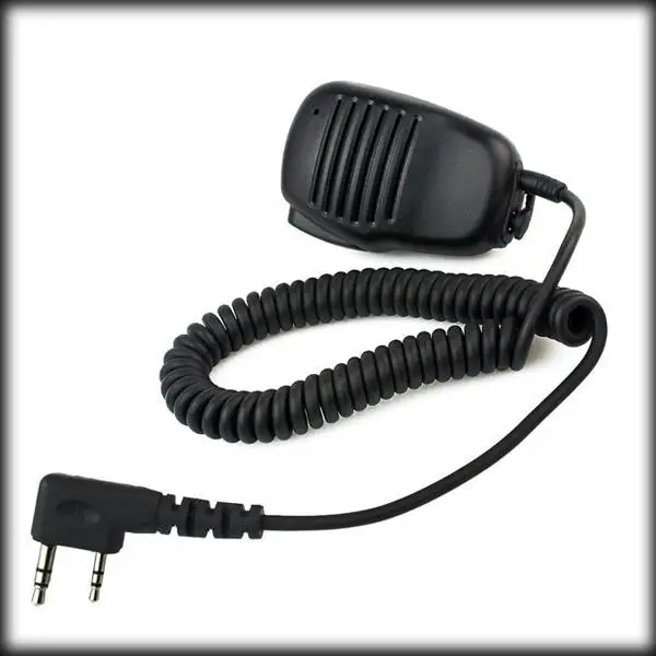 100 шт мини PTT Динамик микрофон для радио куаншенг Puxing WOUXUN TYT HYT Baofeng UV5R 888 S J1015A