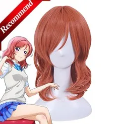 ROLECOS-Japanese-Anime-Love-Live-Cosplay-Headwear-Maki-Nishikino-Cosplay-40cm-15-75inches-Red-Curls-Cosplay