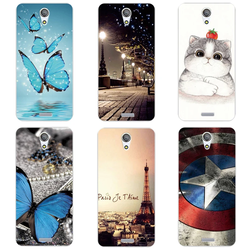 Cute Cartoon Animal Patterned Case For BQ BQ-5201 Space Cover Silicone Soft Shell 5201 BQ5201 Phone Back Capa |