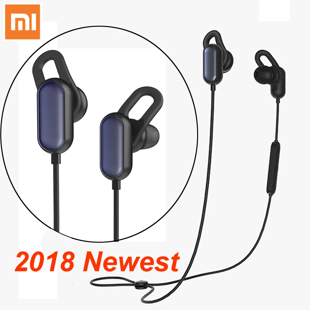 Xiaomi спортивные Bluetooth наушники Молодежная версия новейшая гарнитура с микрофоном Спортивные Беспроводные наушники Bluetooth 4,1 водонепроницаемые