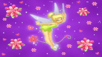 

Tinkerbell Fairy flower Baby Shower backdrops High quality Computer print birthday background