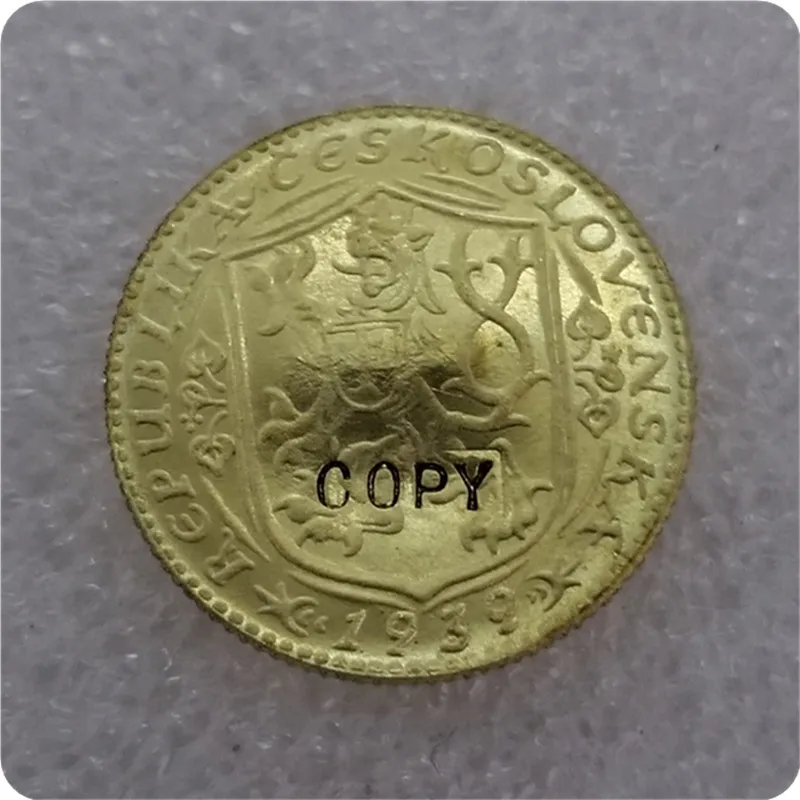 1937,1938, 1939 Ducat чехогорская пугающая копия монет - Цвет: 1939