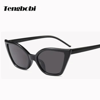 

Vintage Sunglasses Women Cat Eye 2018 Luxury Brand Designer Small Sunglass UV400 summer fashion gift CY064