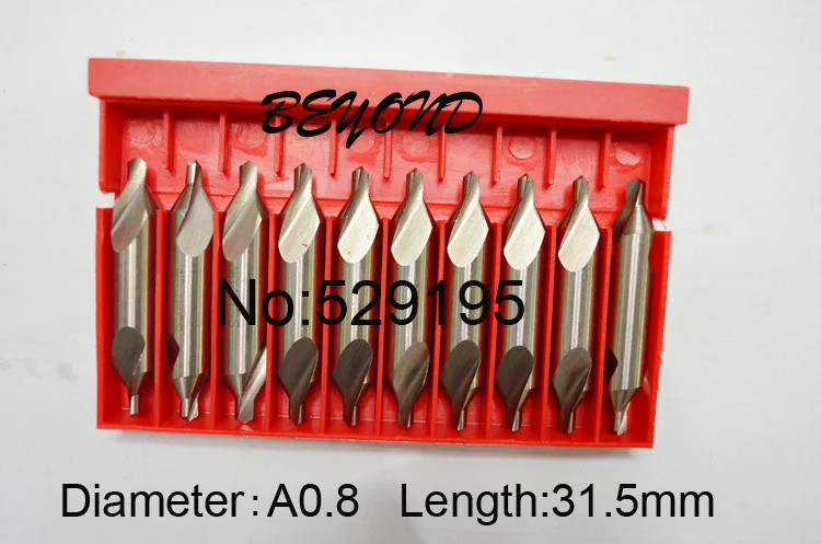 

A0.8 Brand New 10 A-Type Factory direct sales, a large quantity favorably Centre Drill Countersinks Bit Set Pilot Drill Bit