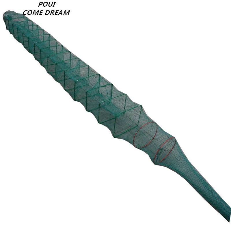 strong line Length 4.2m 18sections fish cage fishing net outdoor red de pesca fishing network Shrimp cage crab cage armadilha