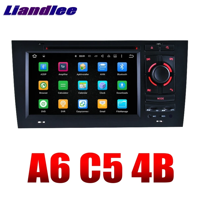 Perfect Liandlee Car Multimedia Player NAVI For Audi A6 C5 4B 1997~2004 Car Touch Screen System Radio TV DVD Stereo GPS Navigation 1