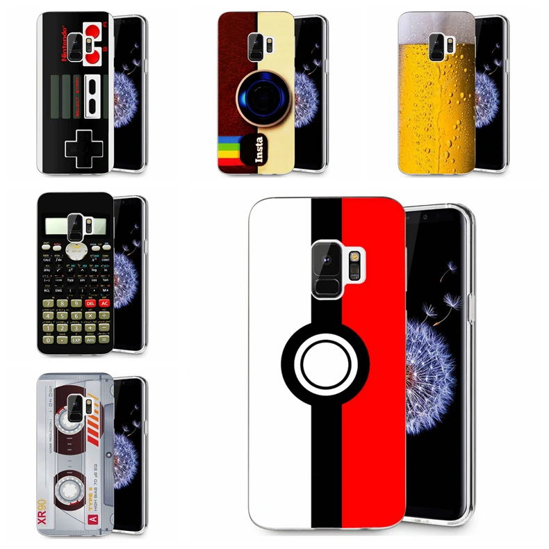 For Samsung Galaxy S9 S9Plus S8 Plus S7 edge Note 8 J530F A3 2017 TPU Case Design Pattern Soft Painted Shell Cover Fundas E129 |