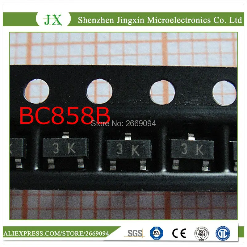 

200PCS BC858B BC858B BC858 SOT-23 Transistor