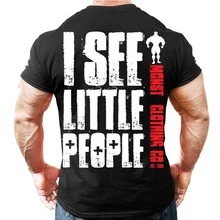 Мужские летние спортивные повседневные футболки для тренажерного зала, фитнес бодибилдинга, мужские короткие футболки, хлопковые футболки, топы, одежда