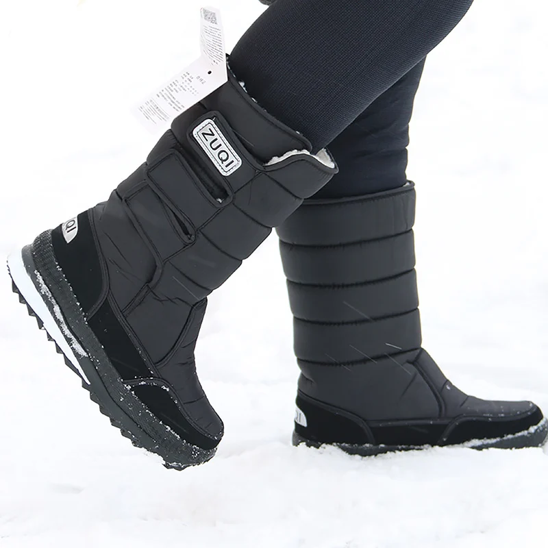 

Windproof high toe mid calf boots shoes men 2017 new arrival short plush black and army green winter boot big size 36-47