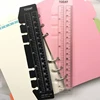 A5/A6/A7 6 Holes Ruler For Binder Planner Notebooks Office School Index Ruler Bookmark Notebooks Accessories ► Photo 2/6
