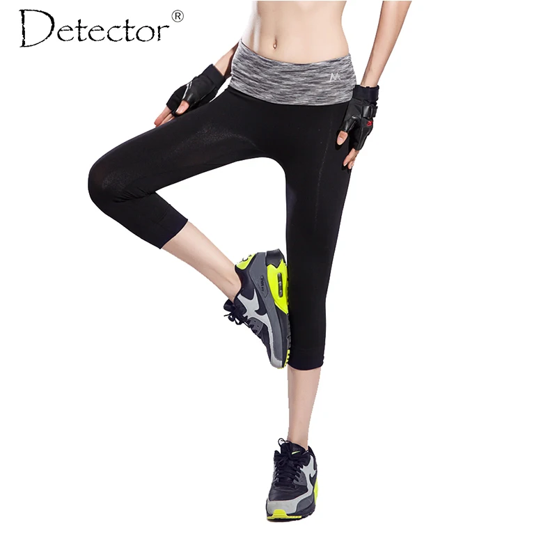 

Women Sports Elastic Wicking Force Yoga Pants Exercise Tights Female Sports Elastic Fitness Running Trousers Slim Leggings