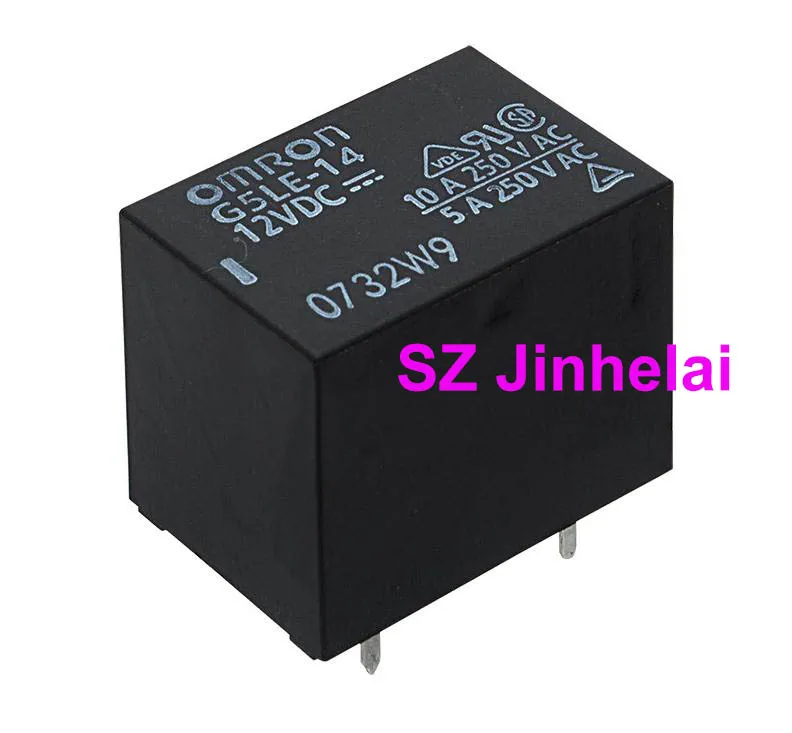 Omron G5le14 24vdc 12vdc 5vdc Autêntico e Original Relé Dc24v Dc12v Dc5v 10 Pcs