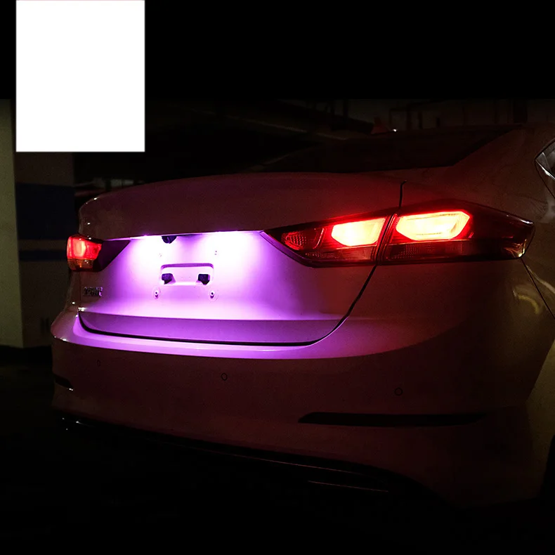 Lsrtw2017 светодиодный автомобильный номерной знак для hyundai elantra 2016 2017 2018 2020|Лепнина