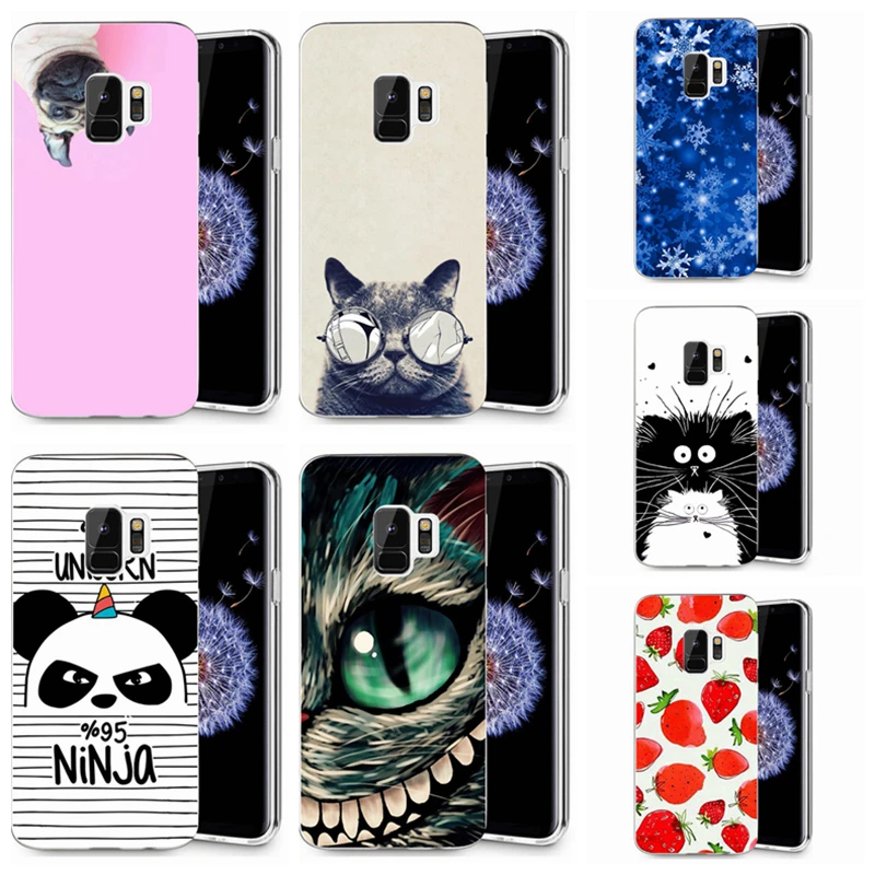 Case For Samsung Galaxy S9 S9Plus S8 Plus S7 edge Note 8 J530F J720 A3 A5 2016 TPU Landscape Cartoon Painted R054 |
