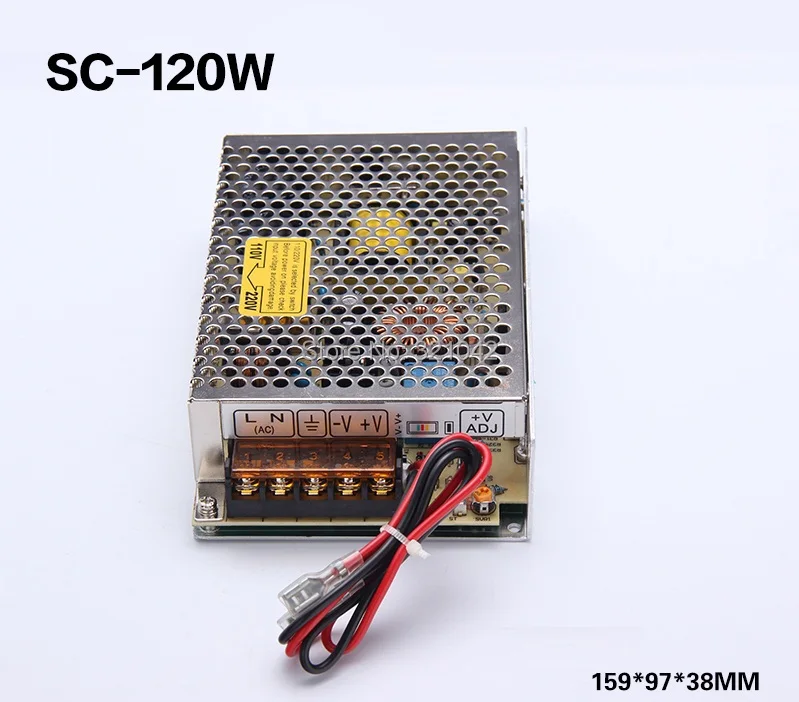 SC-120-12 120W 12V 10A или SC-120-24 120W 24V 5A Универсальный адаптер переменного тока в постоянный ток UPS/заряда переключатель функций блок питания