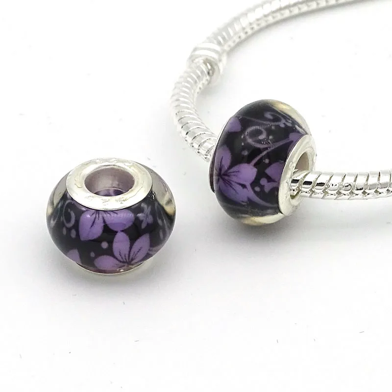 10PCs Fashion Christmas Charms Beads European Bracelet Jewelry Accessories